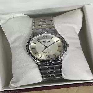 Silver Men Wrist Watch