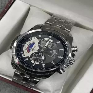Silver Men Wrist Watch