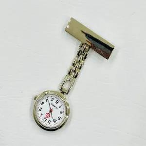 Silver NEW HOSPITAL NURSING SILVER WATCH FOR LADIES