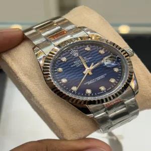 Silver New Mens And Boys Casual Automatic Rolex Watch