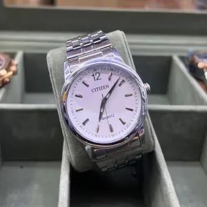 Silver New Mens And Boys Casual Silver Simple Citizen Watch