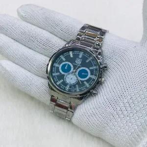 Silver New Mens And Boys Casual Silver Watch