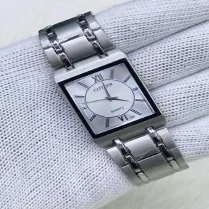 Silver New Mens Boys Casual Citizen Watch