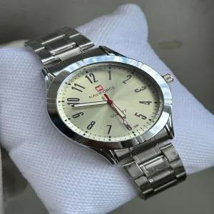 SILVER New Mens Boys Casual Naviforce Watch