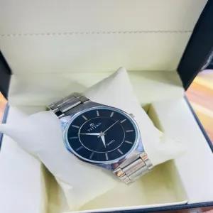 Silver New Mens Casual Silver Simple Watch