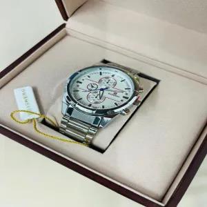 Silver New Mens Fashion Silver Watch