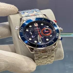 Silver Speedmaster Rosegold & Gold Chronograph Quartz.