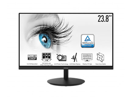 MSI Pro 75Hz 23.8 Inch FHD Monitor MP242