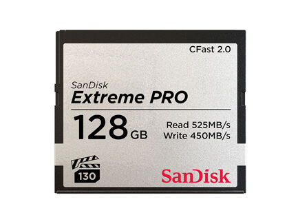 SanDisk Extreme Pro CFast 2.0 Memory Card 128GB