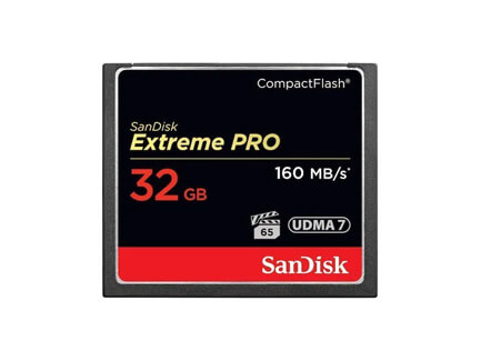SanDisk Extreme Pro Compact Flash Memory Card 32GB