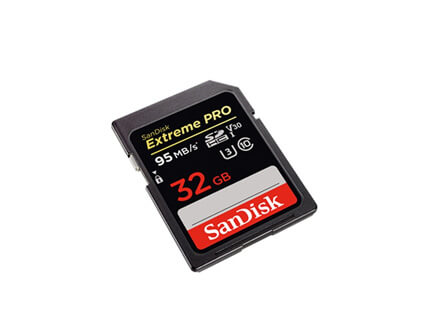 SanDisk Extreme Pro SDHC/SDXC UHS-I C10 Memory Card 32GB