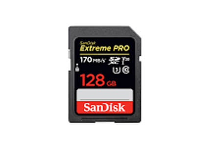 SanDisk Extreme Pro SDHC/SDXC UHS-I C10 Memory Card 128GB