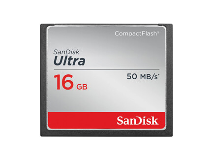 SanDisk Ultra Compact Flash Memory Card 16GB