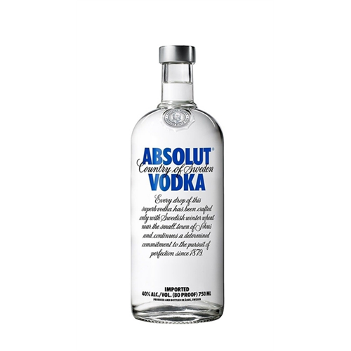 ABSOLUTE VODKA 750 ML