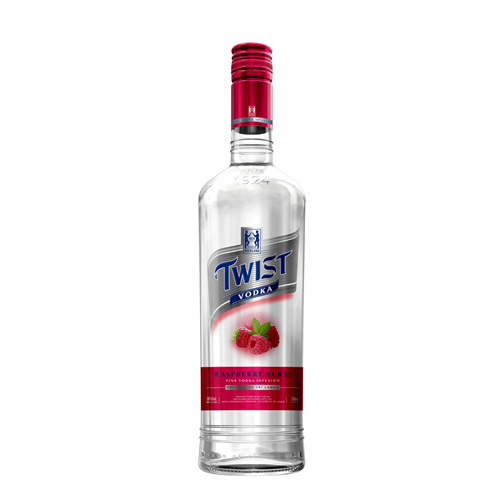 TWIST RASPBERRY BURST VODKA 750 ML