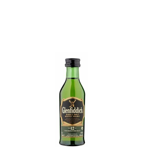 GLENFIDDICH 12 YRS 50 ML