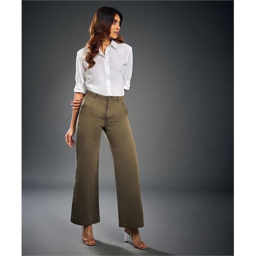 Khaki Twill Formal Pant