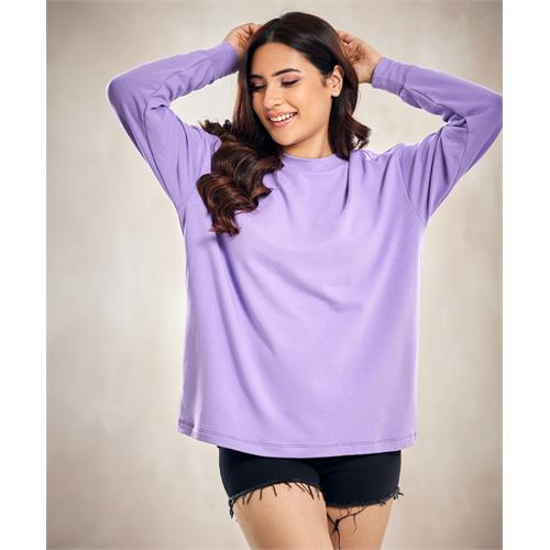 Lavender Comfort Color Long Sleeve T-Shirt