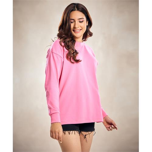 Pink Comfort Color Long Sleeve T-Shirt