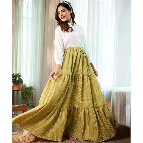 Beach Cotton Maxi Skirt