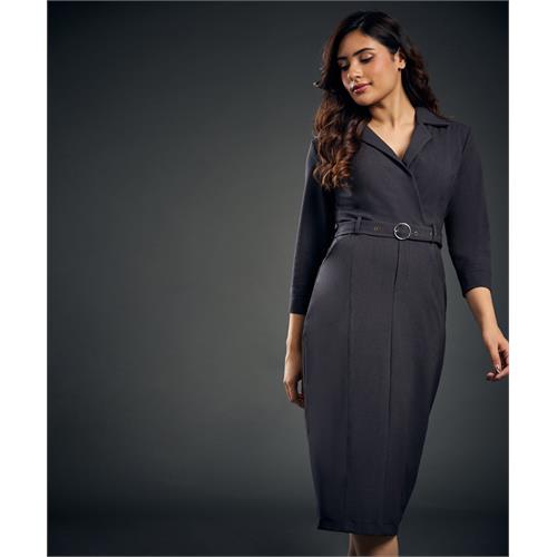 Blazer Indpired Midi Dress