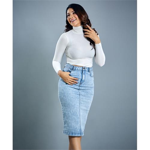 Bodycon Denim Skirt