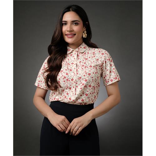 Ditsy Floral Halter Neck Printed Top