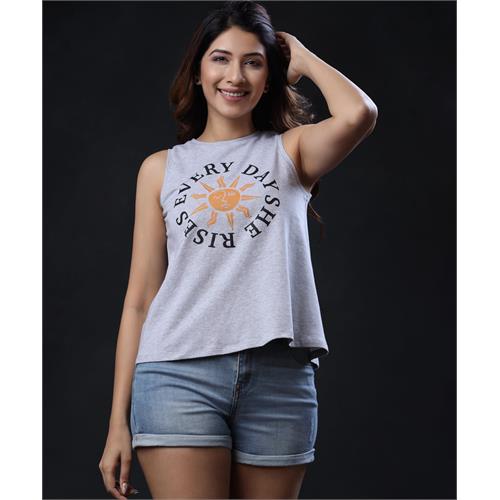 Everyday She Rises Tank Printed Tee