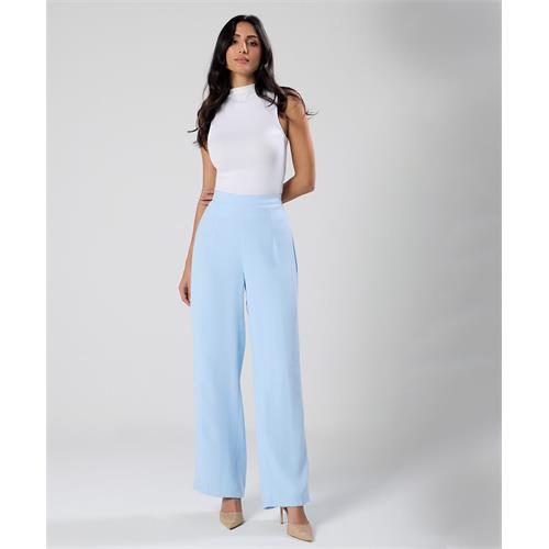Flared Leg Formal Pant Sky Blue