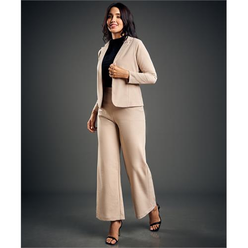 Flared Out Formal Beige Pant