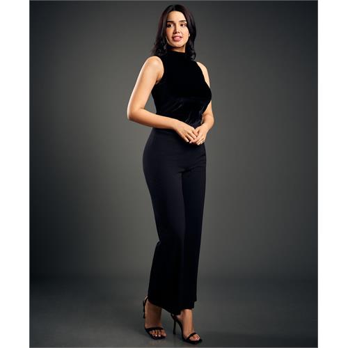 Flared Out Formal Black Pant