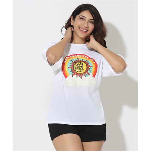 Here Comes the Sun Printed TShirt