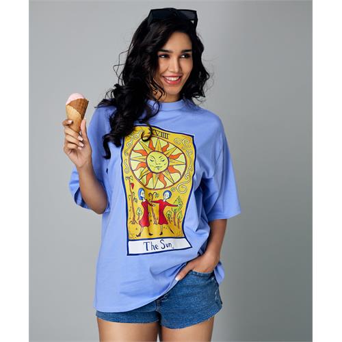 Oversize Blue The Sun Tshirt