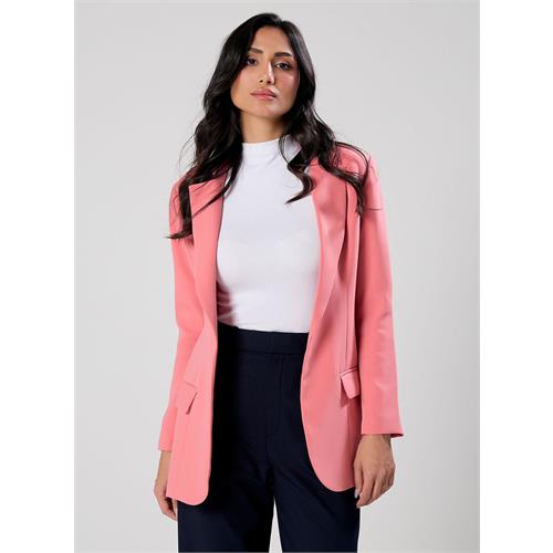 Oversized Dark Pink Formal Blazer