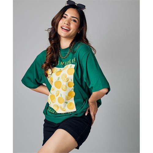 Oversize Green Fruit Tshirt