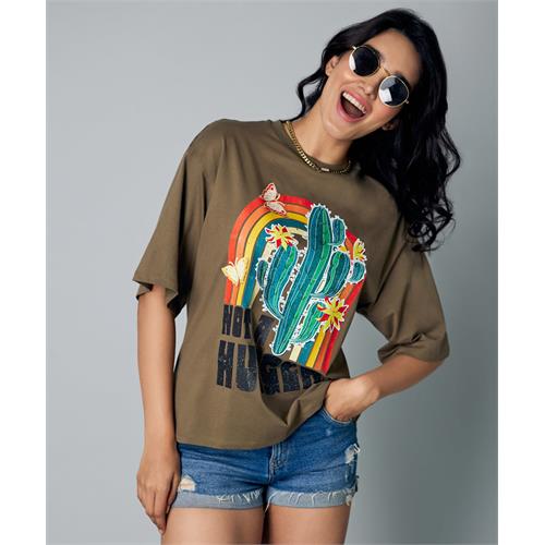 Oversize Khaki Tshirt