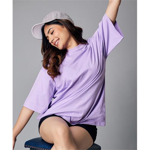 Oversize Light Purple Tshirt