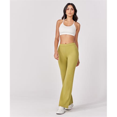 Ponte flared pant - green