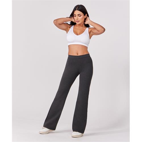 Ponte Flared Pant - Grey