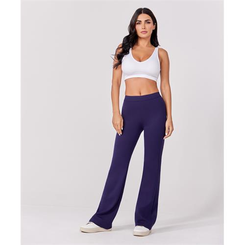 Ponte flared pant - N blue