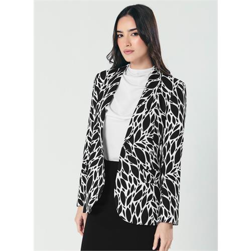 Printed Black And White Trendy Blazer