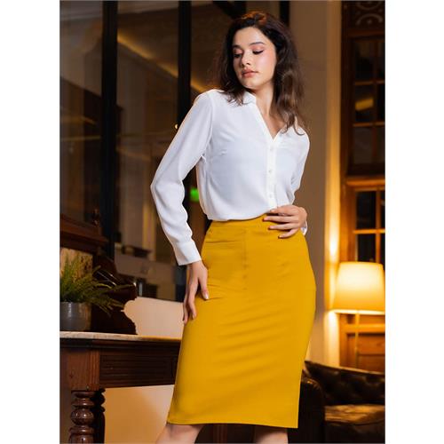Side Pocket Ponte Bodycon Skirt