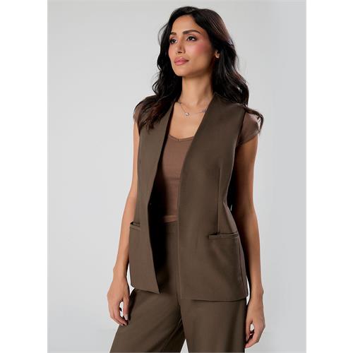 Sleeveless Detailed Blazer