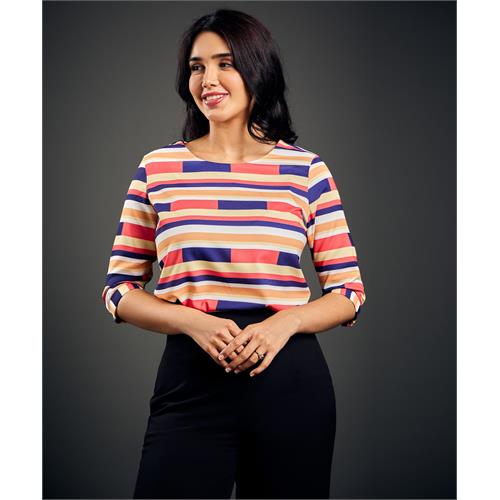 Stripe Printed Blouse