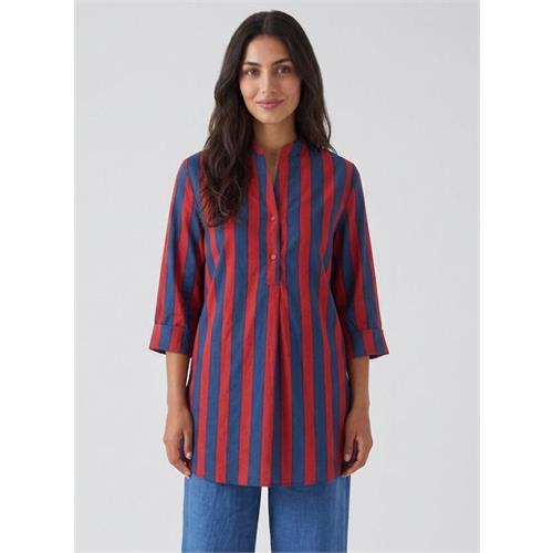 Three Quarter Sleeve Block-Printed Kurtha Top