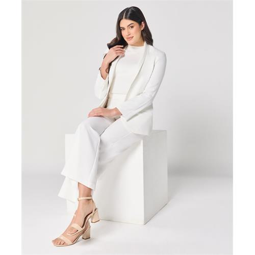 White Flared Formal Pant