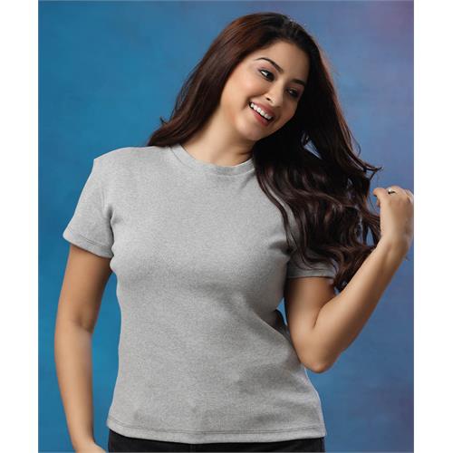 Basic Crew Neck Gray T-Shirt