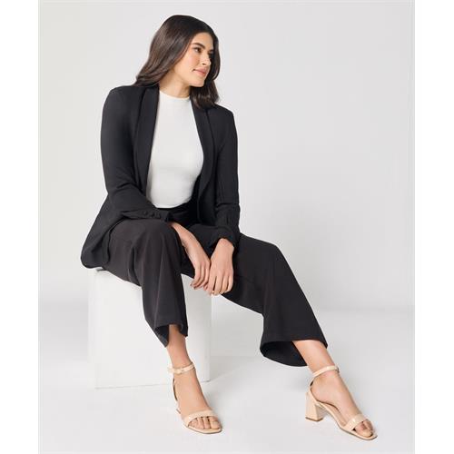 Black Flared Formal Trouser