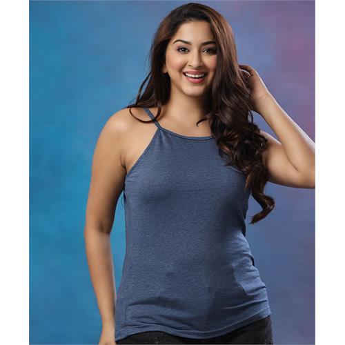 Blue Marl Cami Knit Tank Tshirt