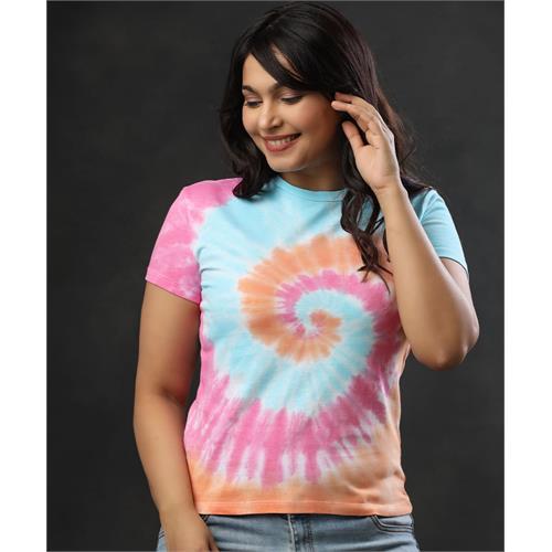 Candy Spiral Tie And Dye T-Shirt